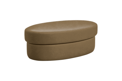 Milo Footstool in Momo Olivia