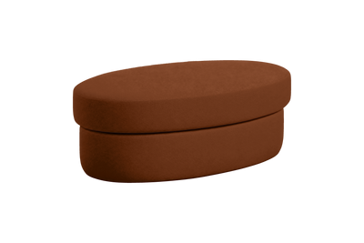Milo Footstool in Marfa Pluto