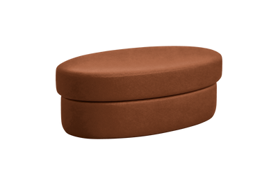 Milo Footstool in Momo Porto