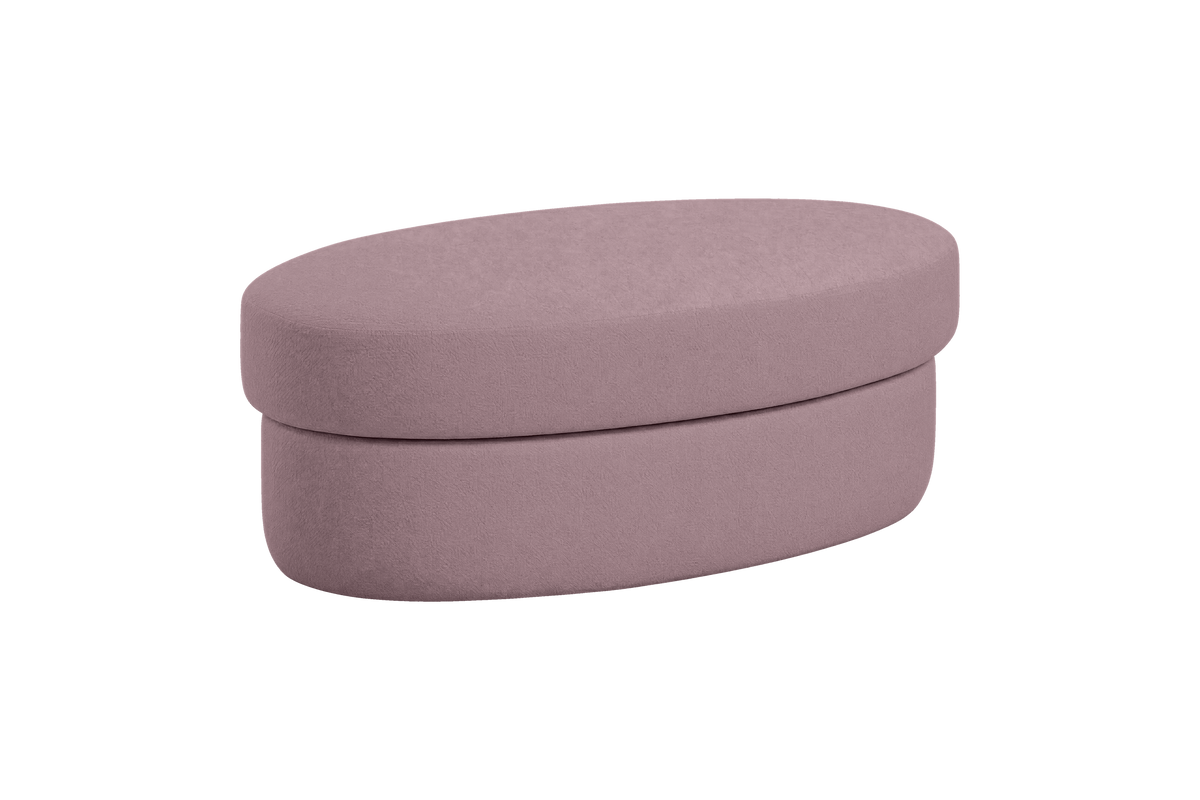 Milo Footstool in Fresco Saint-Tropez