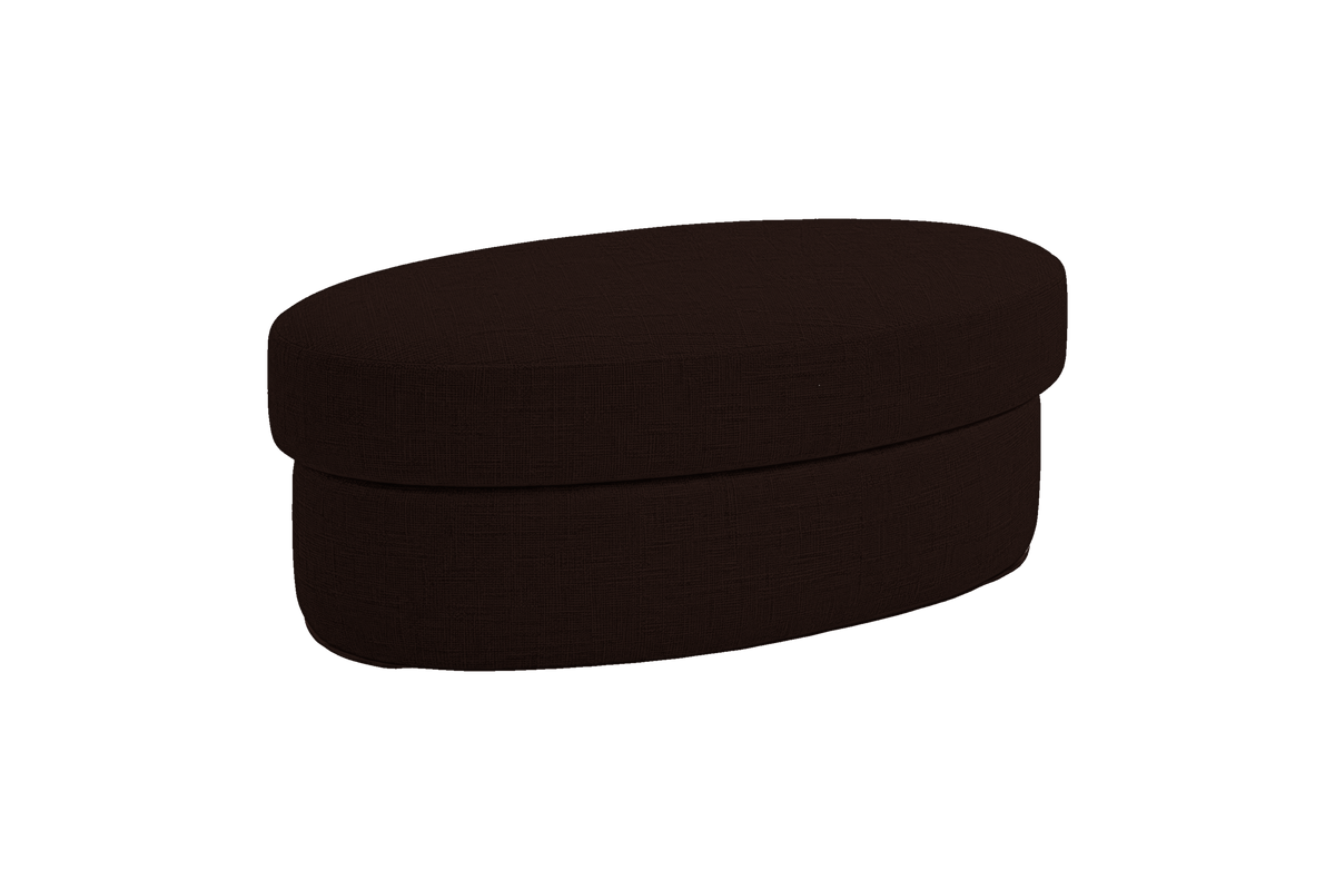 Milo Footstool in Mosquito Terra