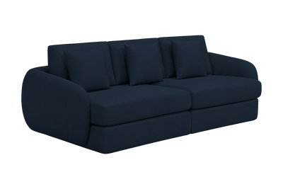 Milo Large Sofa in Dante Aqua