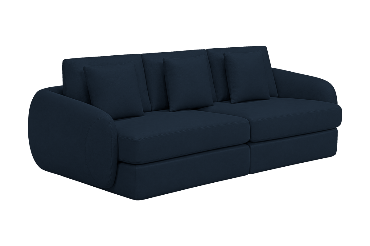 Milo Large Sofa in Dante Aqua