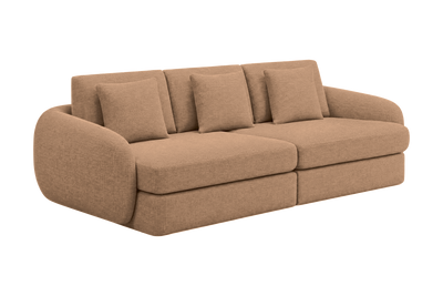 Milo Large Sofa in Roni Biscotti