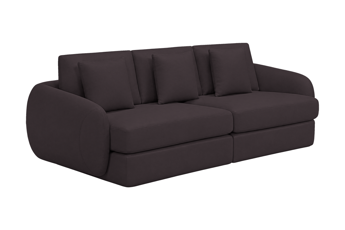 Milo Large Sofa in Dante Charcoal