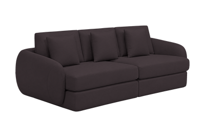 Milo Large Sofa in Dante Charcoal