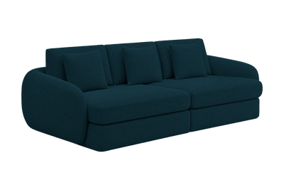 Milo Large Sofa in Roni Deep Lake