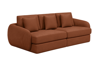 Milo Large Sofa in Dante Hazel