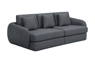 Milo Large Sofa in Dante Shark