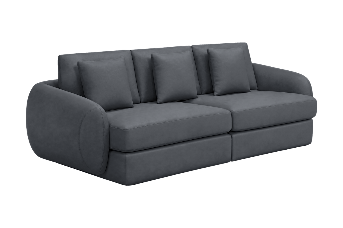 Milo Large Sofa in Dante Shark