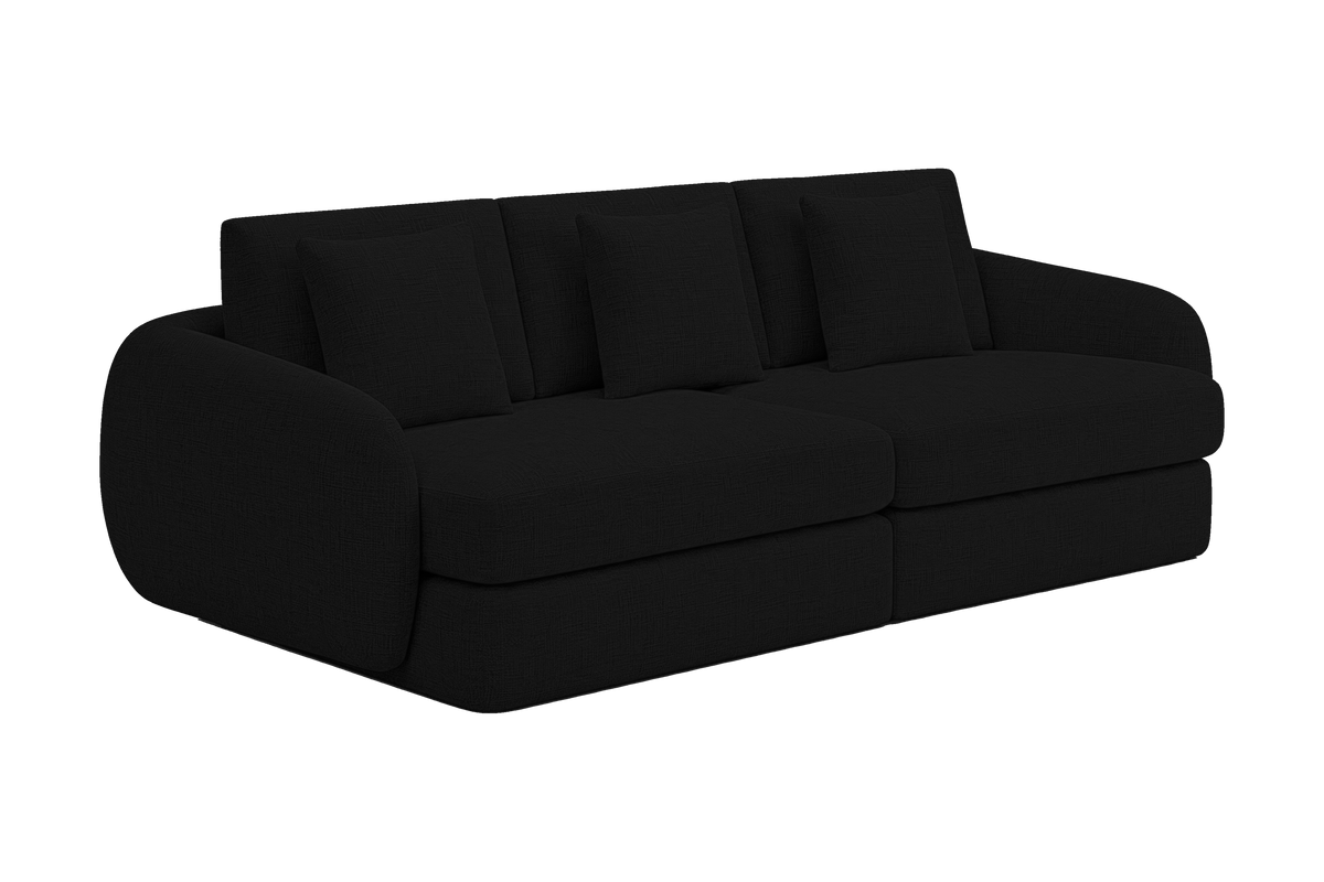 Milo Large Sofa in Mosquito Yves