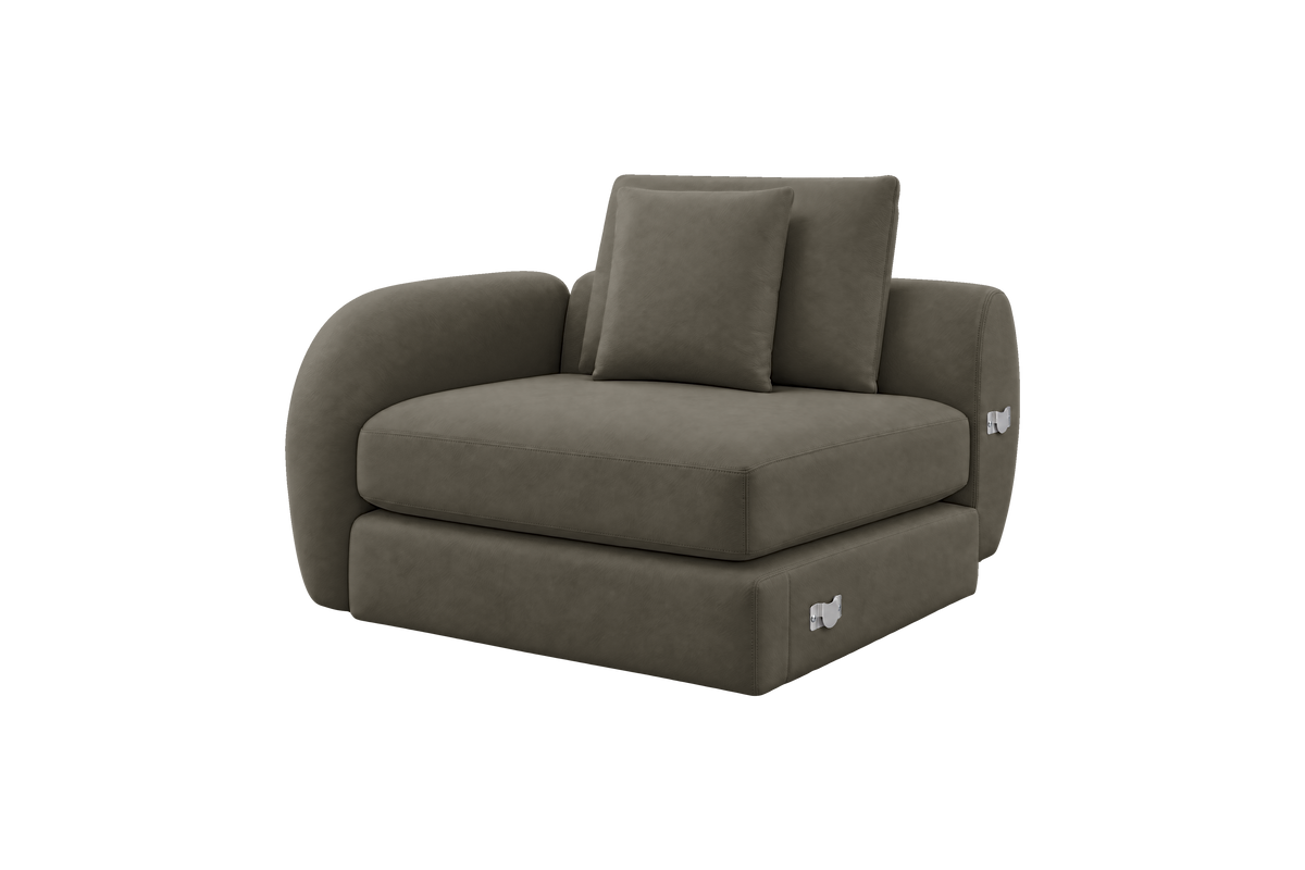 Milo Left Armchair in Marfa Cos