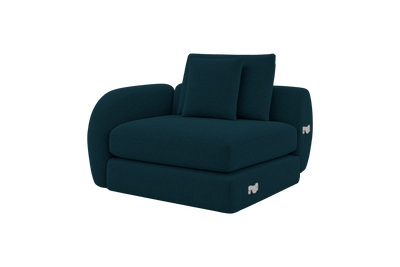 Milo Left Armchair in Roni Deep Lake