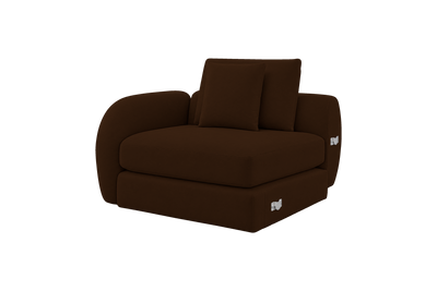 Milo Left Armchair in Marfa Denton