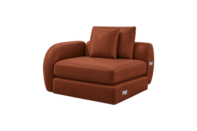 Milo Left Armchair in Momo Grower