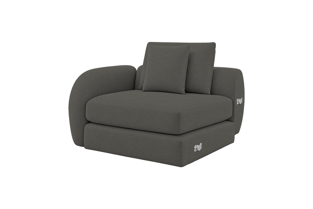 Milo Left Armchair in Felix Lola