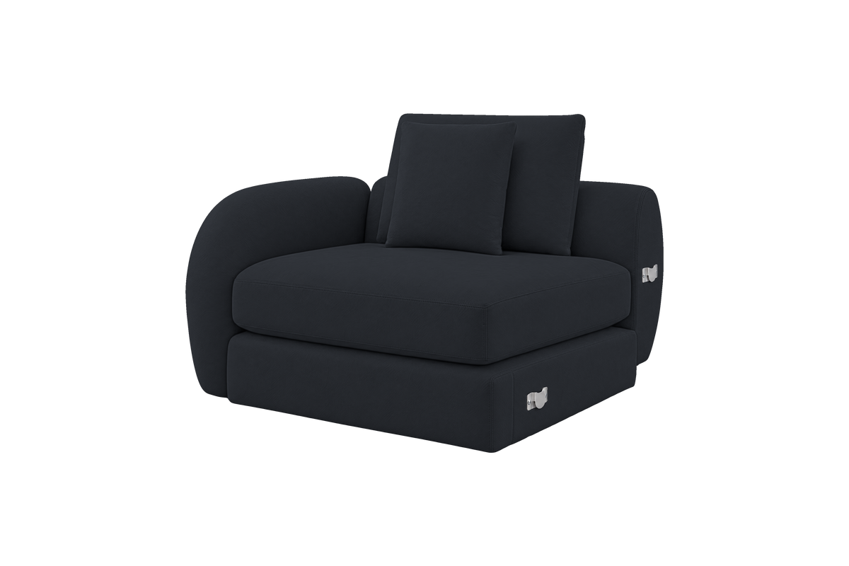 Milo Left Armchair in Marfa Lola
