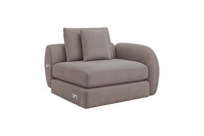 Milo Right Armchair in Dante Cos
