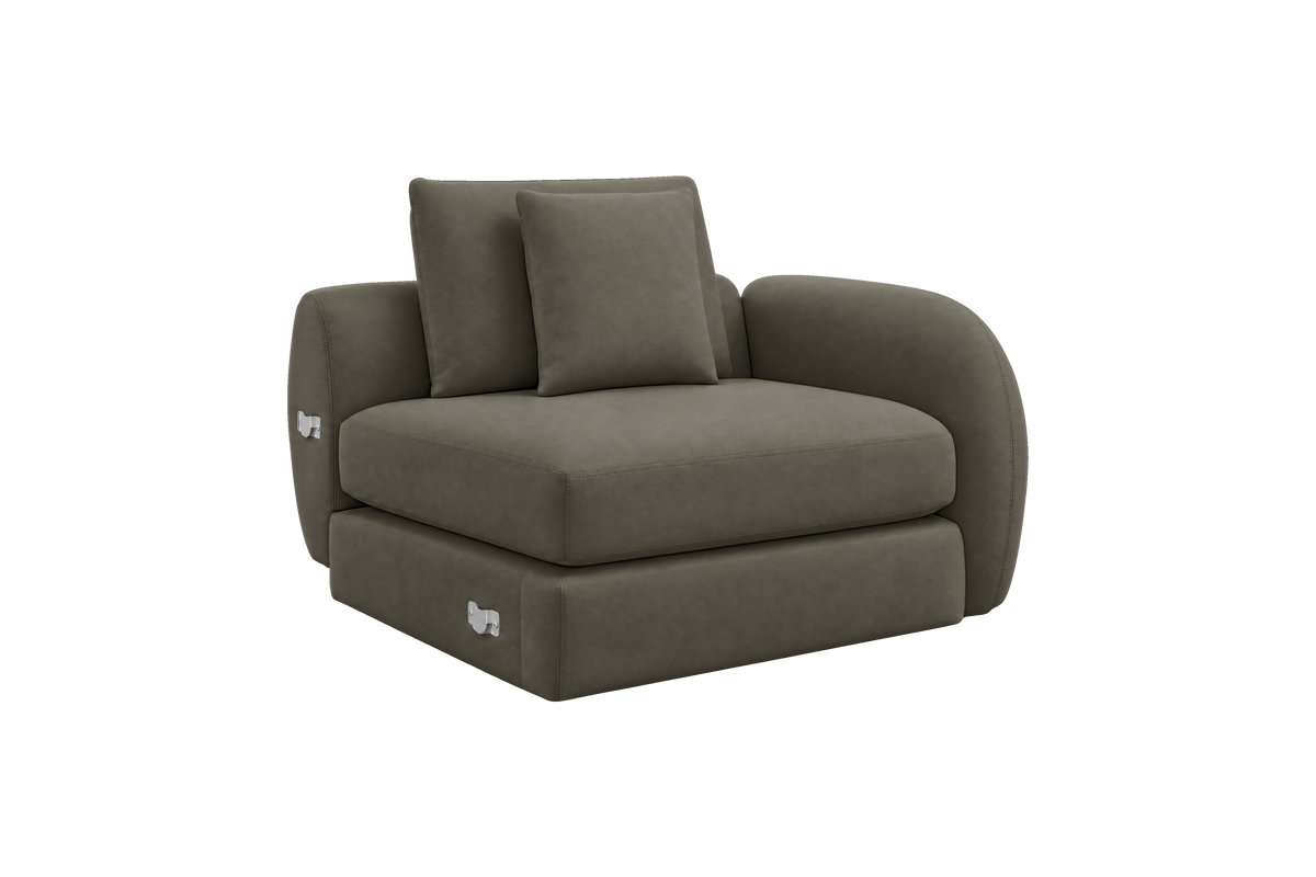 Milo Right Armchair in Marfa Cos