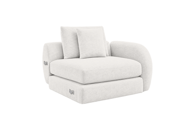 Milo Right Armchair in Mosquito Foam