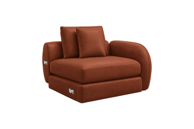 Milo Right Armchair in Momo Grower