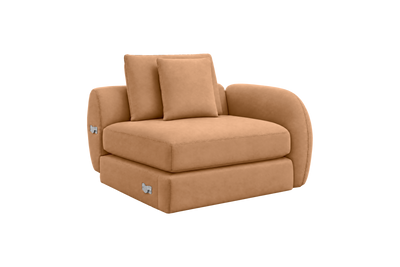 Milo Right Armchair in Dante Les Yeux