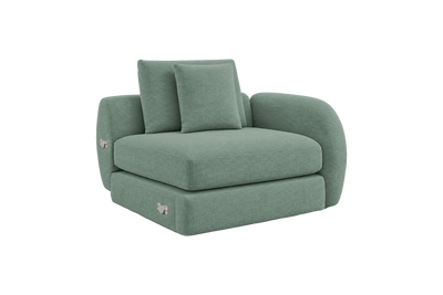 Milo Right Armchair in Roni Nane