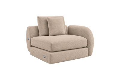 Milo Right Armchair in Roni Pine Nut