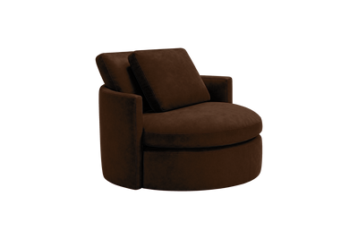 Moroder Swivel Accent Chair in Marfa Denton