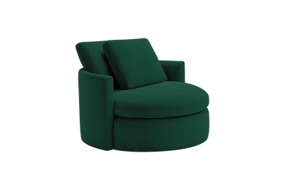 Moroder Swivel Accent Chair in Roni Frog