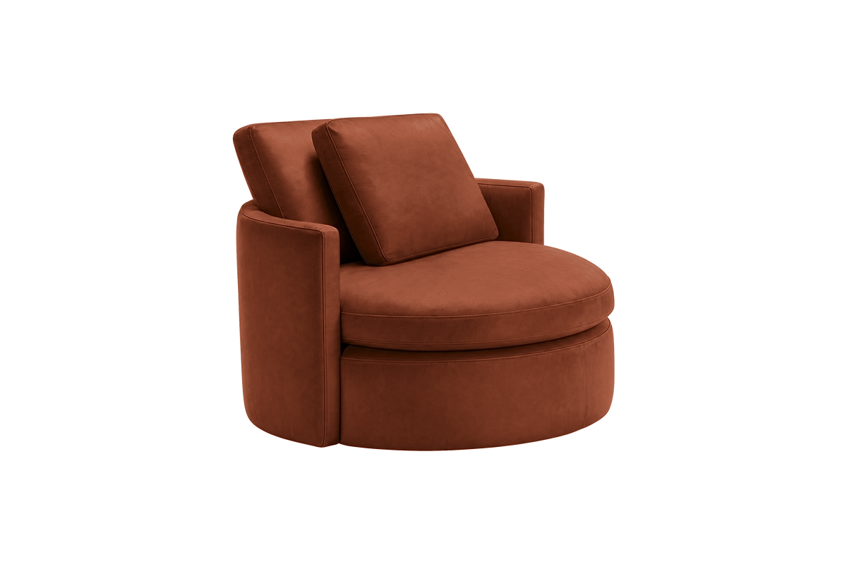 Moroder Swivel Accent Chair in Momo Grower