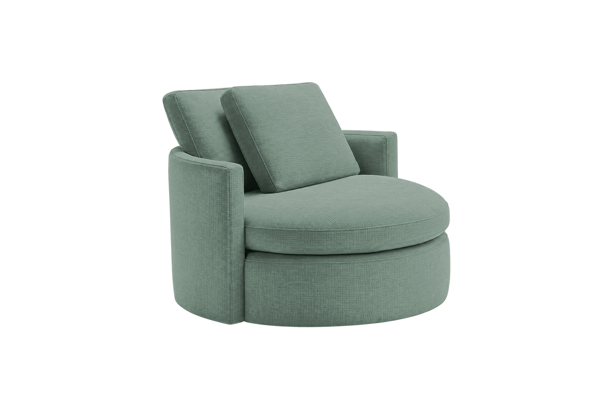 Moroder Swivel Accent Chair in Roni Nane