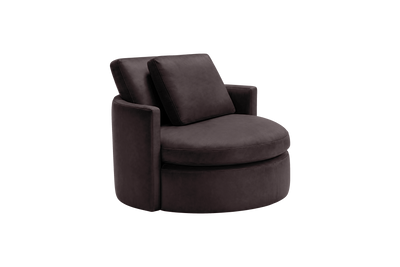 Moroder Swivel Accent Chair in Momo Rollie