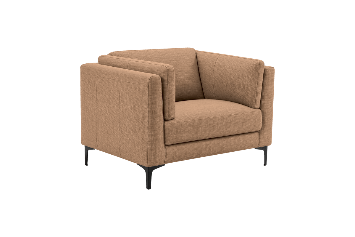 Oli Cuddle Armchair in Roni Biscotti