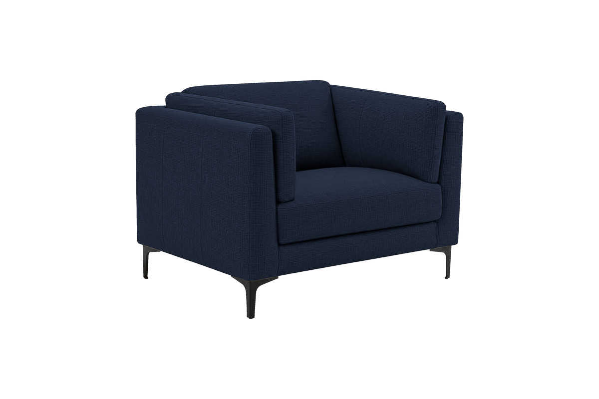 Oli Cuddle Armchair in Roni Ember Blue