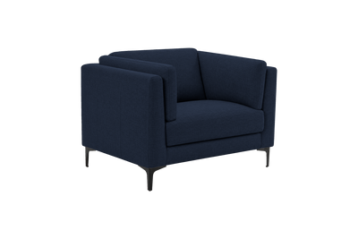 Oli Cuddle Armchair in Roni Ember Blue