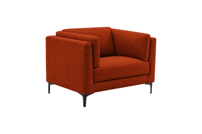 Oli Cuddle Armchair in Roni Poppy