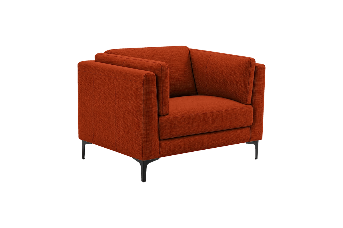Oli Cuddle Armchair in Roni Poppy