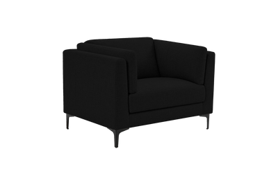 Oli Cuddle Armchair in Mosquito Yves