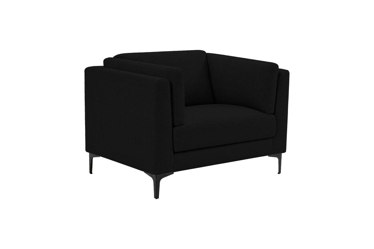 Oli Cuddle Armchair in Mosquito Yves