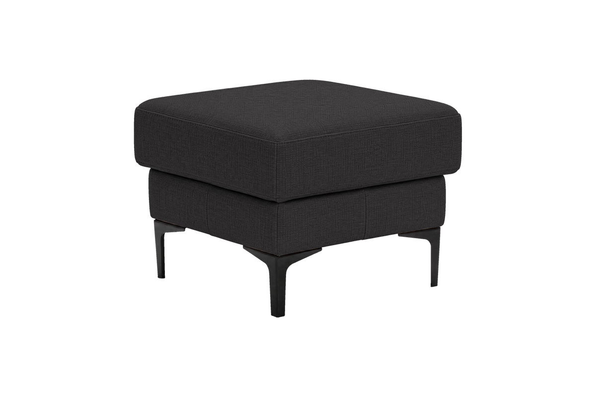 Oli Footstool in Roni Ember