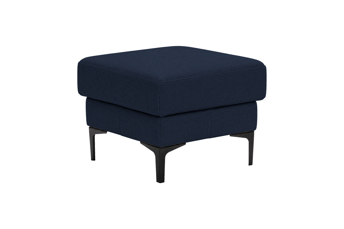 Oli Footstool in Roni Ember Blue