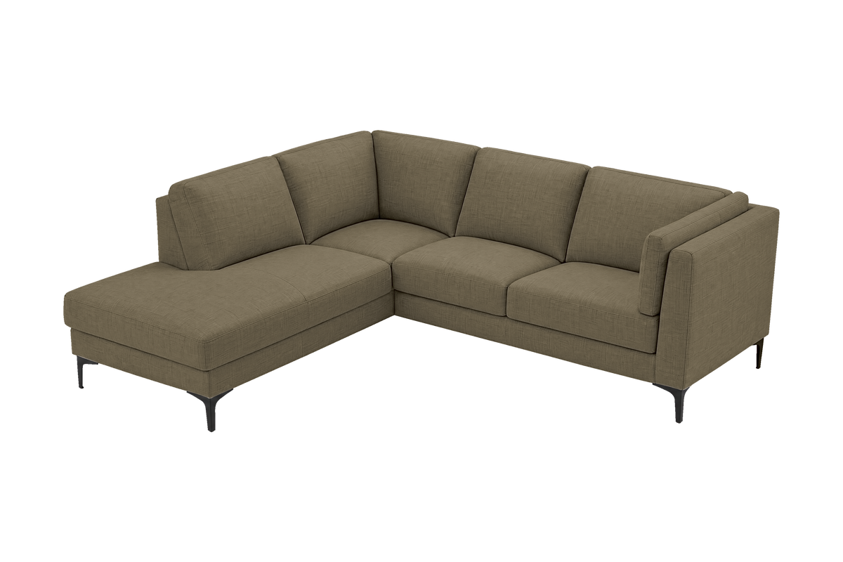 Oli Left Bumper Corner Sofa in Mosquito Malibu