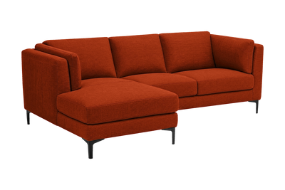 Oli Left Hand Facing Sofa in Roni Poppy