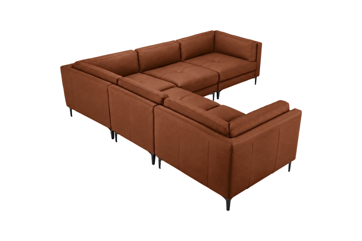 Oli Modular Corner Sofa in Dante Hazel