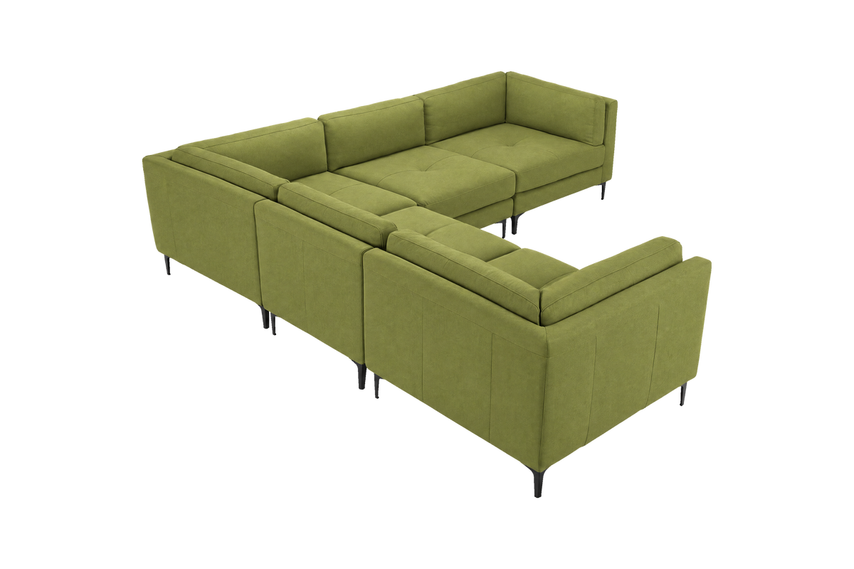 Oli Modular Corner Sofa in Fresco Key Lime