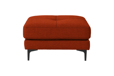 Oli Modular Footstool in Roni Poppy