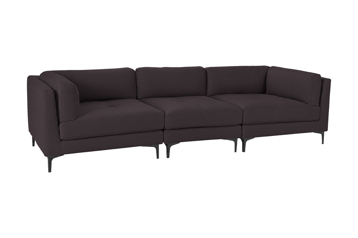 Oli Modular Large Sofa in Dante Charcoal