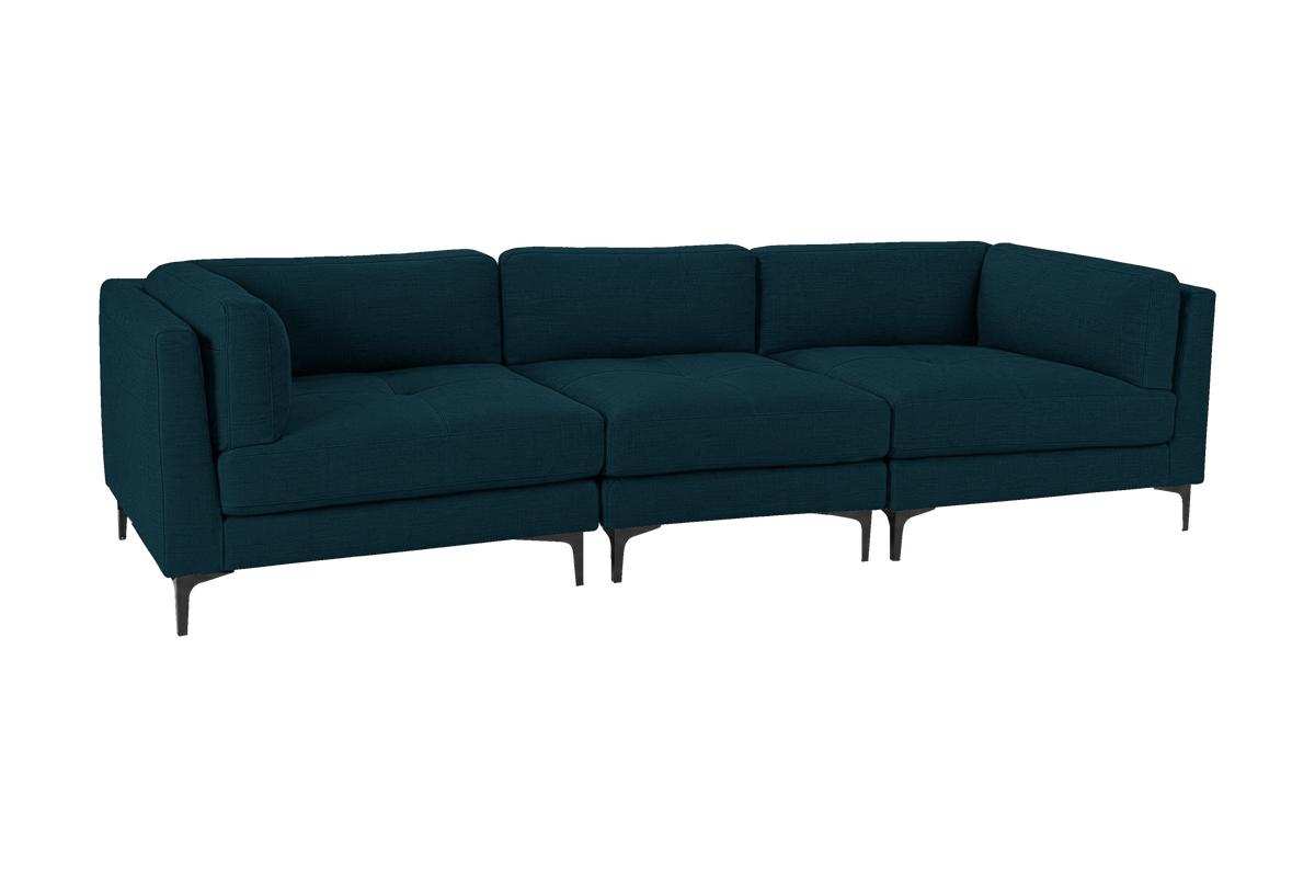 Oli Modular Large Sofa in Roni Deep Lake