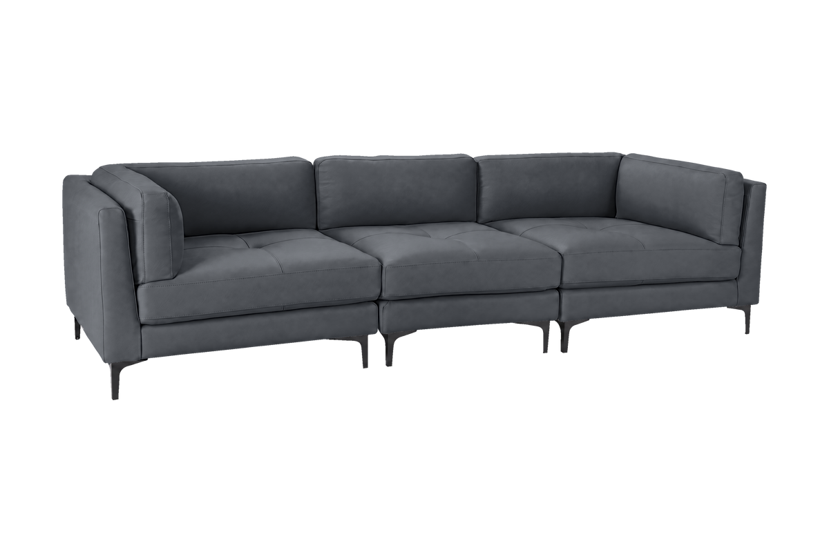 Oli Modular Large Sofa in Dante Shark